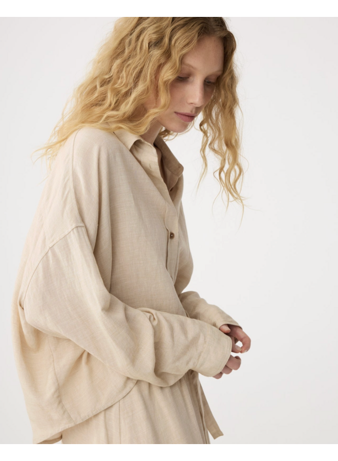 Babette Blouse Sand Knit-ted