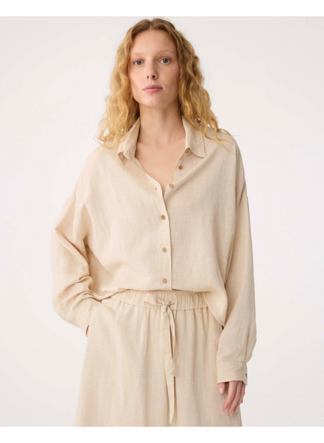 Babette Blouse Sand Knit-ted