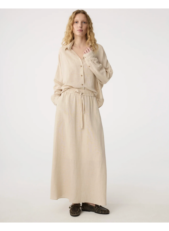 Babette Blouse Sand Knit-ted