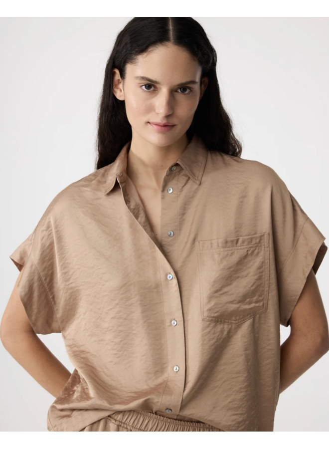 Paris Blouse Toffee Knit-Ted