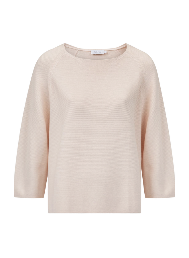 Sarah Pullover Soft Rose Knit-Ted