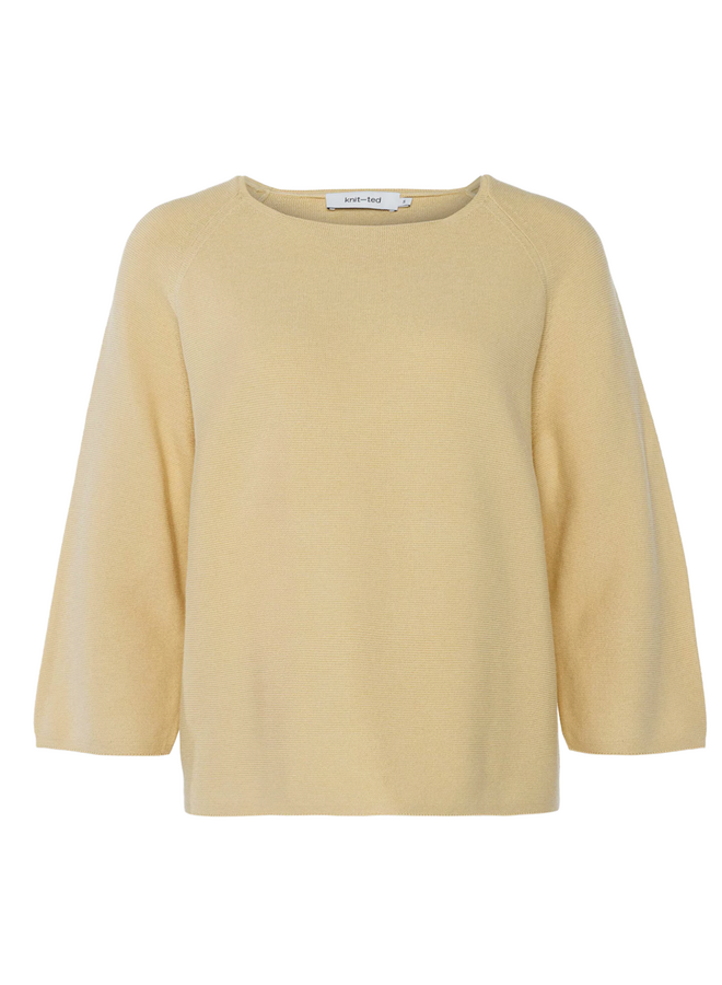Sarah Pullover Yellow Knit-Ted