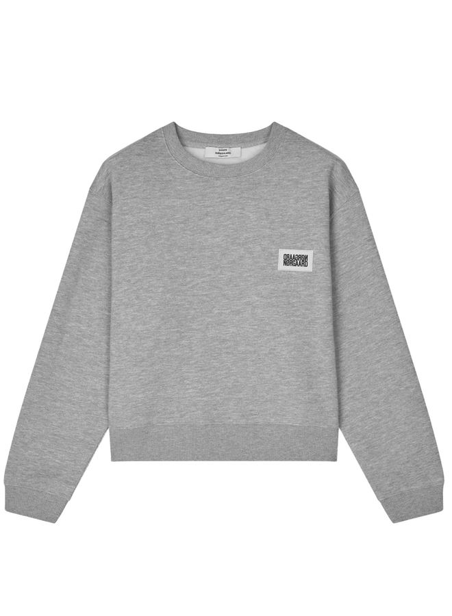 Mads Norgaard Standard Taylor Sweatshirt Grey Melange