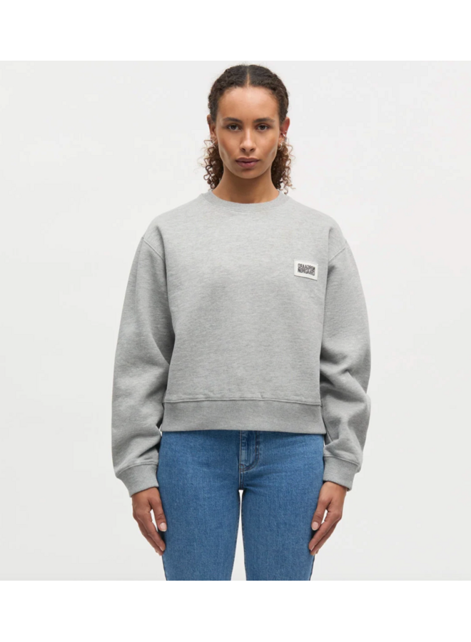 Mads Norgaard Standard Taylor Sweatshirt Grey Melange