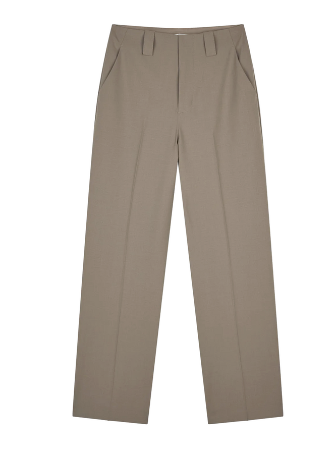 Mads Norgaard  Dense Weave Carlson Pants Walnut