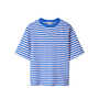 TSHIRT  Stripe Blue Pink Pom Amsterdam