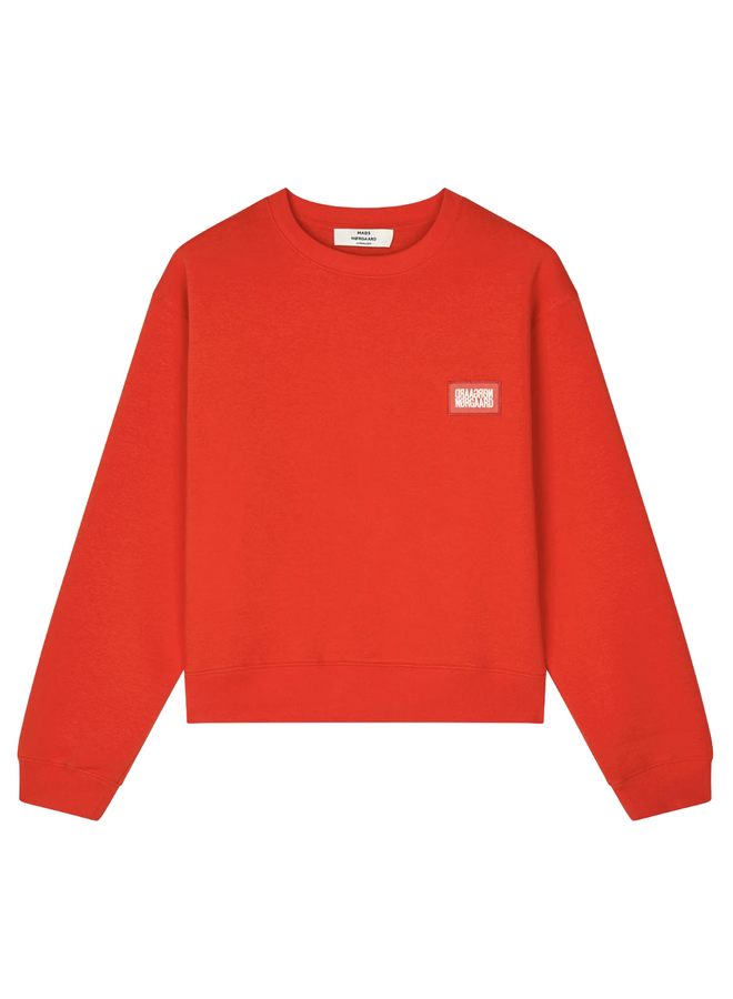 Mads Norgaard Standard Taylor Sweatshirt Standard Fiery Red