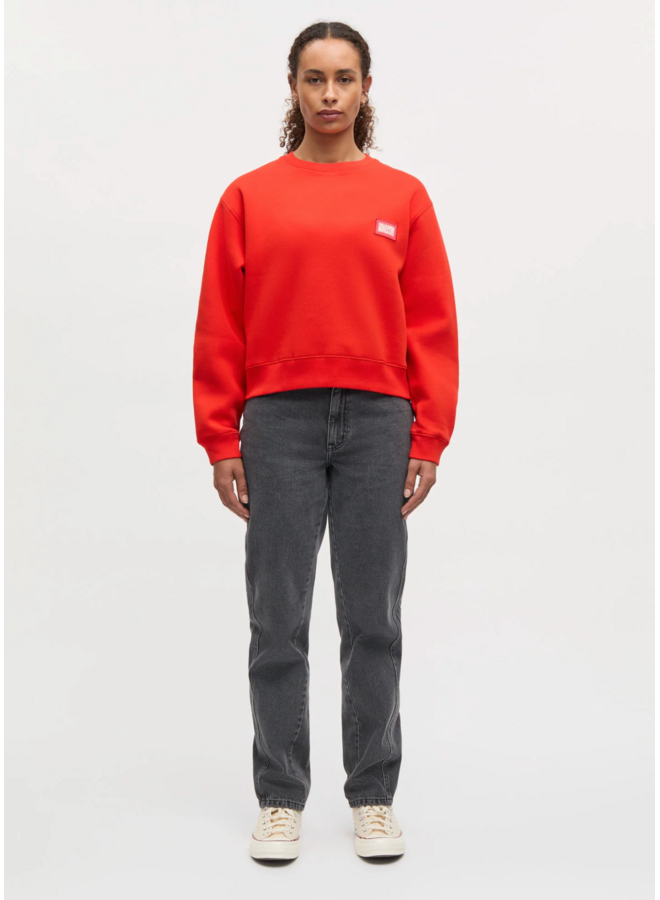 Mads Norgaard Standard Taylor Sweatshirt Standard Fiery Red