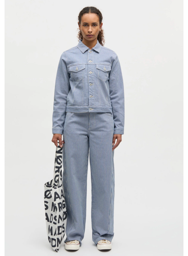 Mads Norgaard Hickory Punk Demi Jacket Bright Cobalt