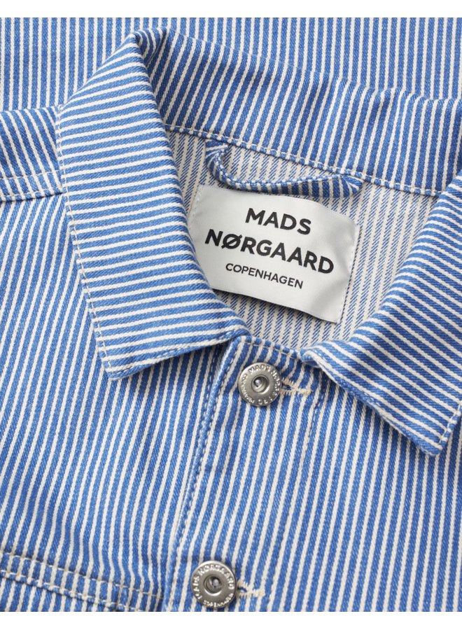 Mads Norgaard Hickory Punk Demi Jacket Bright Cobalt