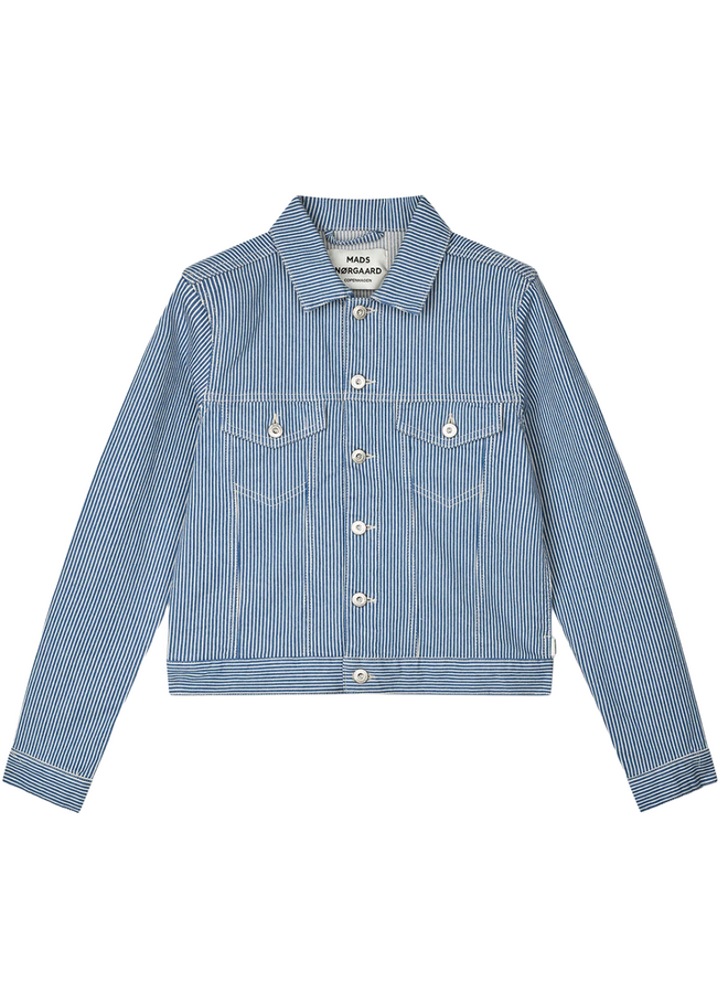 Mads Norgaard Hickory Punk Demi Jacket Bright Cobalt