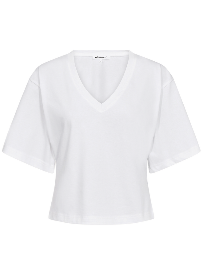 ZengaCC Tee V-Neck White Co'Couture