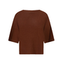 Merle T shirt - Mid Brown Knit-Ted