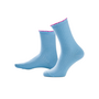 SOX4024 Trend sokken - RUCHES - medium - katoen - blue - neon pink