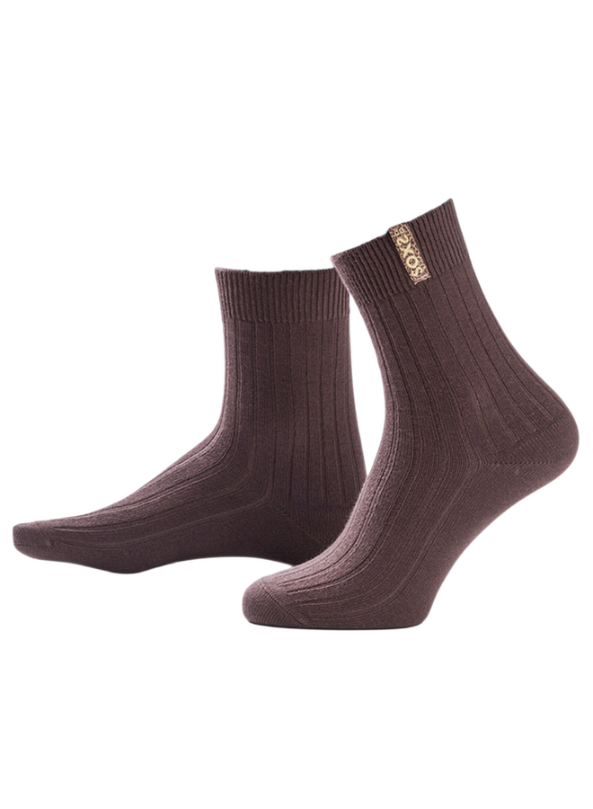 SOX4004 Trend sokken - medium - katoen - earth brown