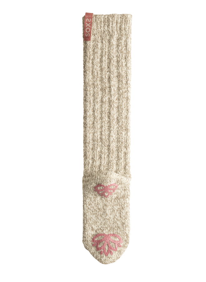 SOX3835 Originals, antislip, kniehoog, beige wol, rose shadow