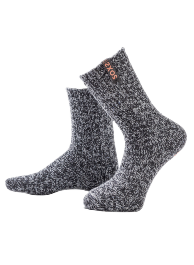 SOX3834 Originals, antislip, medium, donkergrijze wol, moonless night