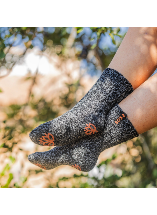 SOX3834 Originals, antislip, medium, donkergrijze wol, moonless night