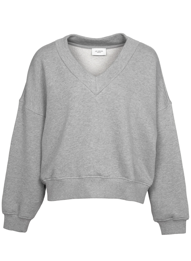 Les Soeurs Sweater Kato Light Grey Melange