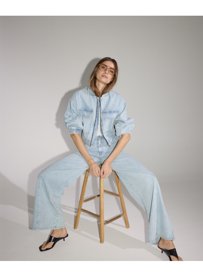 AronaCC Wide LL Jeans Pale Blue Co'Couture
