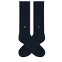 Socks A-dam Dress Socks Navy Flower