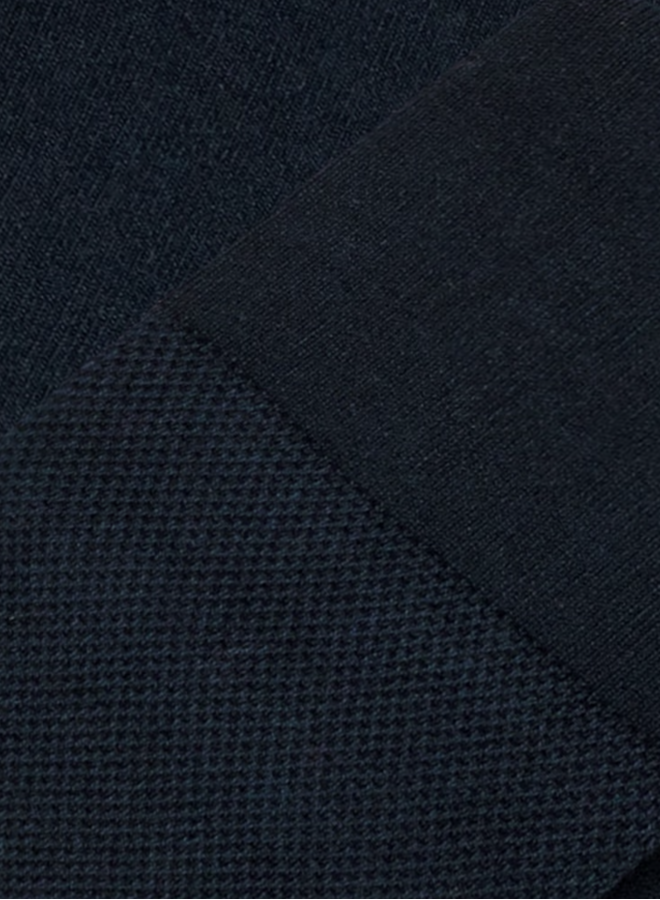 Socks A-dam Dress Socks Navy Flower