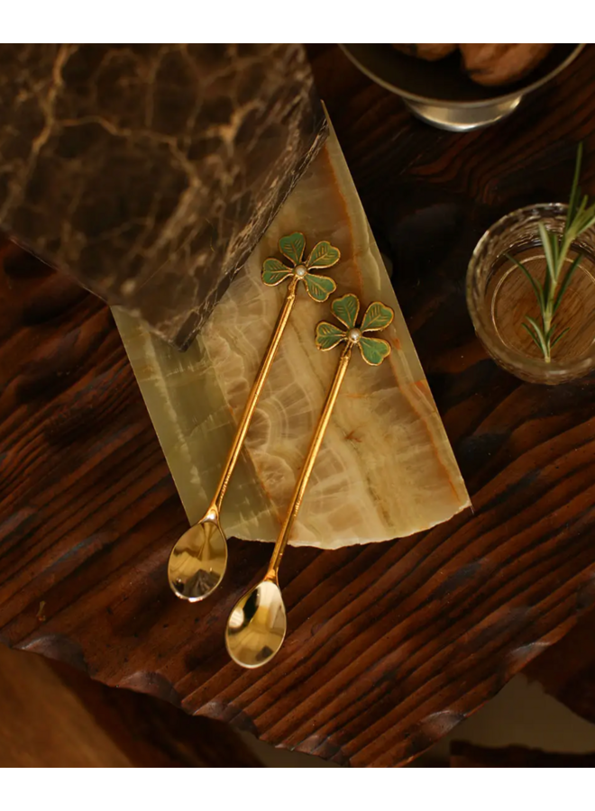 Lucky Clover Teaspoon Set Doing Goods