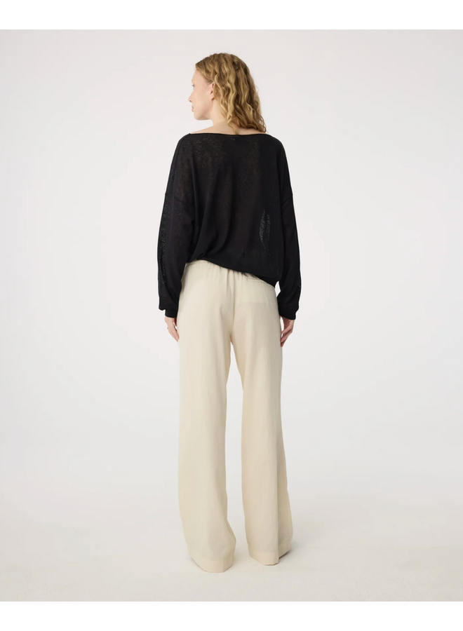 Gill Pullover Black Knit-Ted