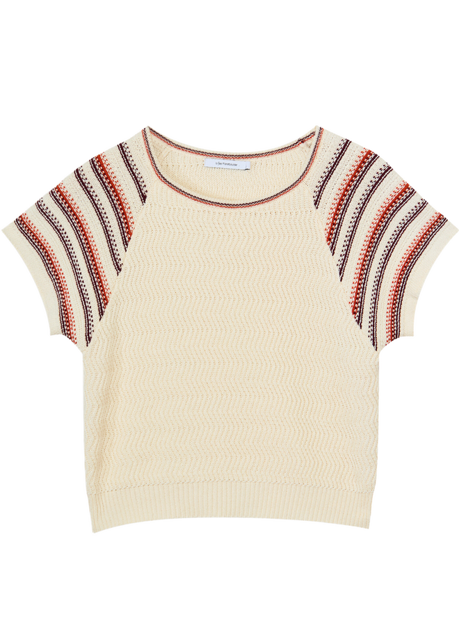 FL-PU-FOCUS-F Top ECRU/MAHOGANY La Fee Maraboutee