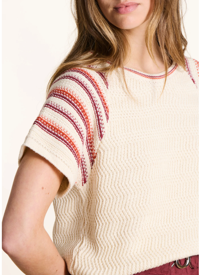 FL-PU-FOCUS-F Top ECRU/MAHOGANY La Fee Maraboutee