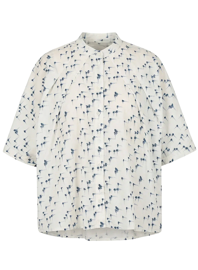 HL-CH-JUNO Shirt Navy Off White Humility