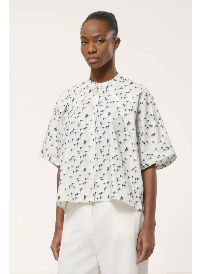 HL-CH-JUNO Shirt Navy Off White Humility