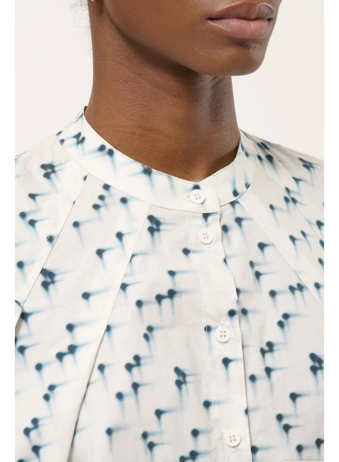 HL-CH-JUNO Shirt Navy Off White Humility