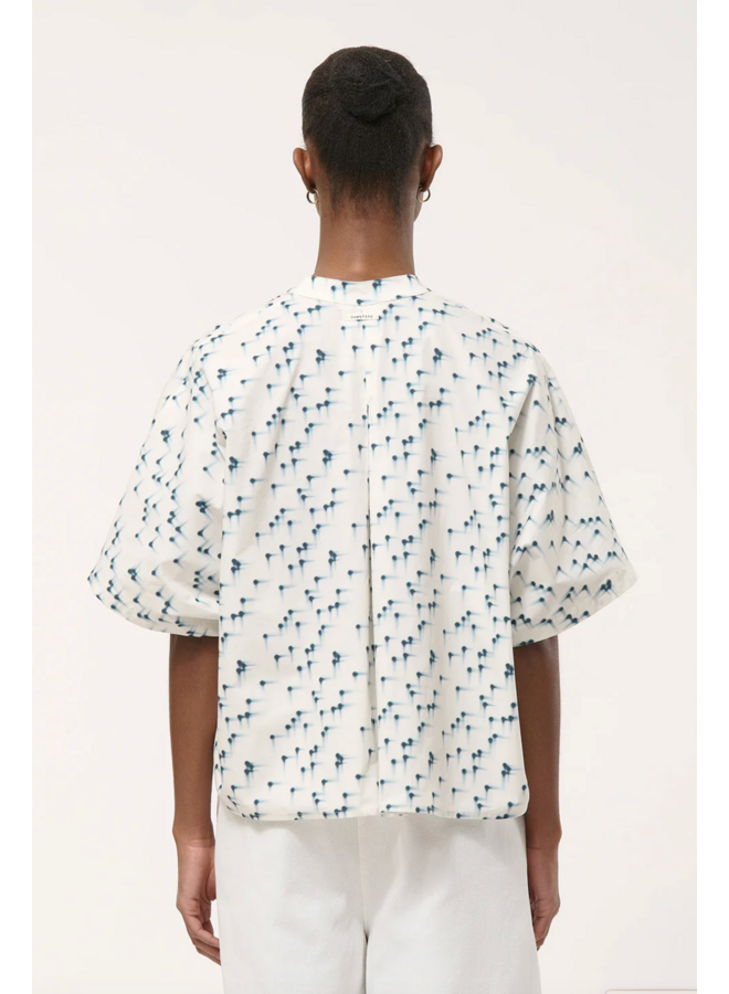 HL-CH-JUNO Shirt Navy Off White Humility