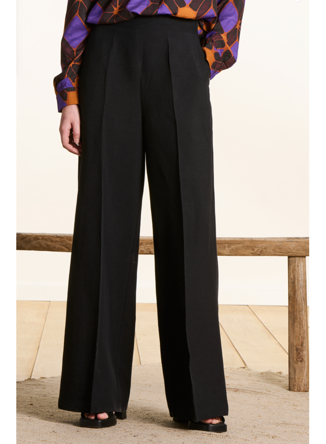 FL-PA-DERICK-L Trousers Noir La Fee Maraboutee