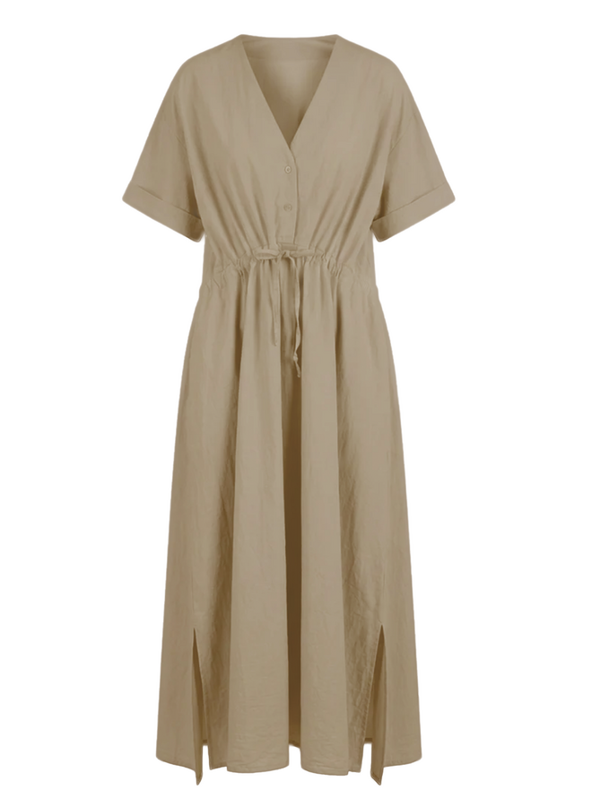 HL-RO-LEONA-O  Robe Beige Humility