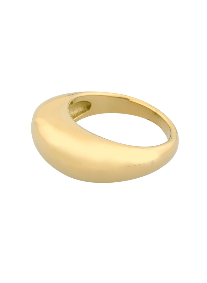 Ellen Beekmans Moon ring verguld (new edition) maat 18
