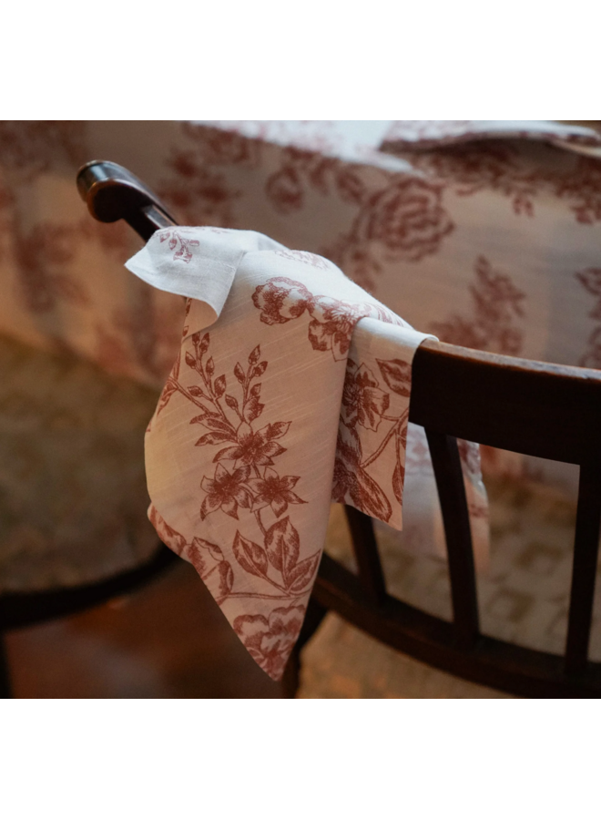 Anna+Nina Whimsical Rose Napkin Set of 2