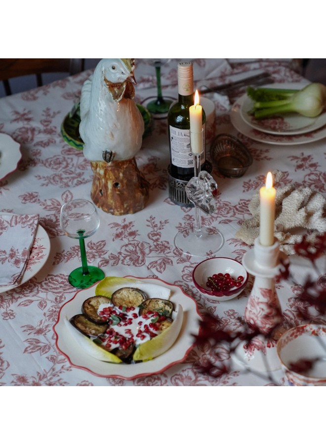Anna+Nina Whimsical Rose Tablecloth