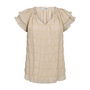 MichaCC SS V-Blouse Bisquit Co'Couture