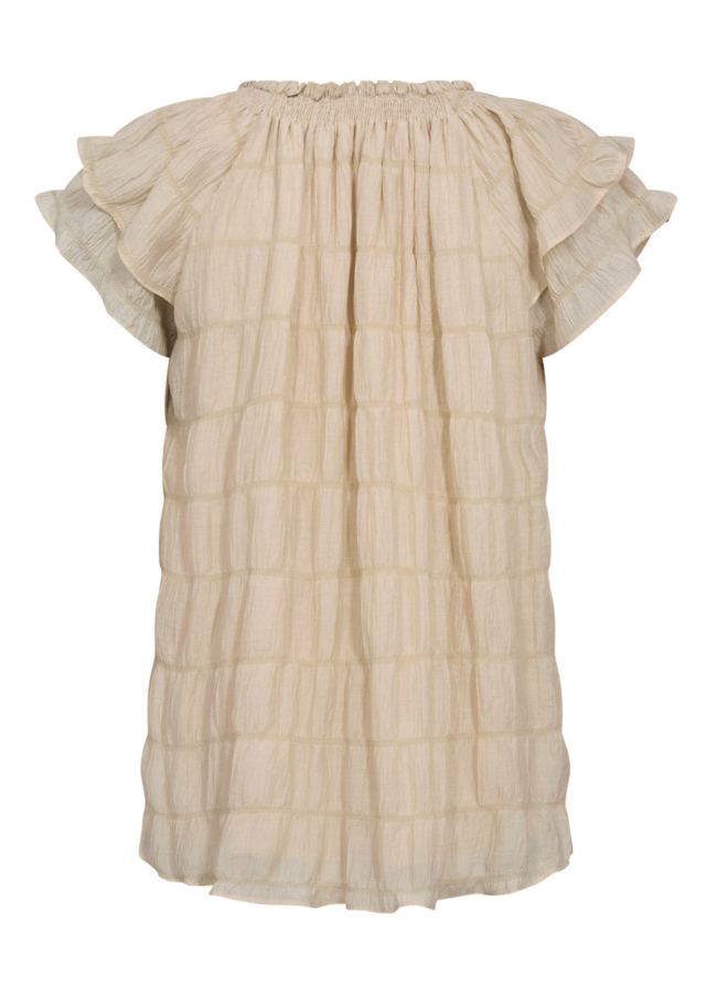 MichaCC SS V-Blouse Bisquit Co'Couture