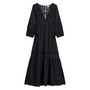 DRESS BALI COTTON VOILE Noir Louise Misha