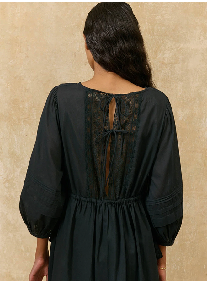 DRESS BALI COTTON VOILE Noir Louise Misha