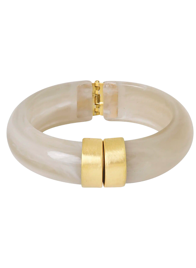 Ellen Beekmans Bumper bangle off-white mêlée