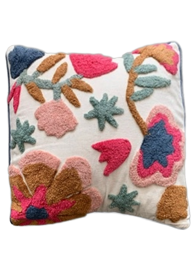 CUSHION REGYNA TUFTED COTTON 100% WOVEN LOUISE MISHA