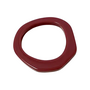 Ellen Beekmans Organic bangle gelakte hars, deep red