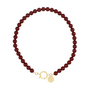 Ellen Beekmans Gemstone ketting bordeaux
