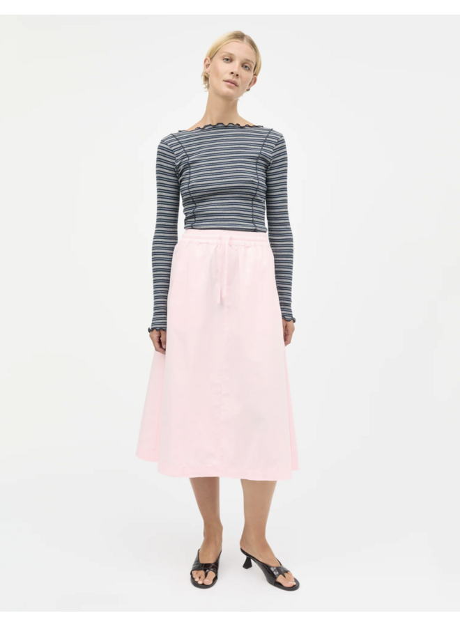 Dyed Weave Luni Skirt Icy Pink Mads Norgaard