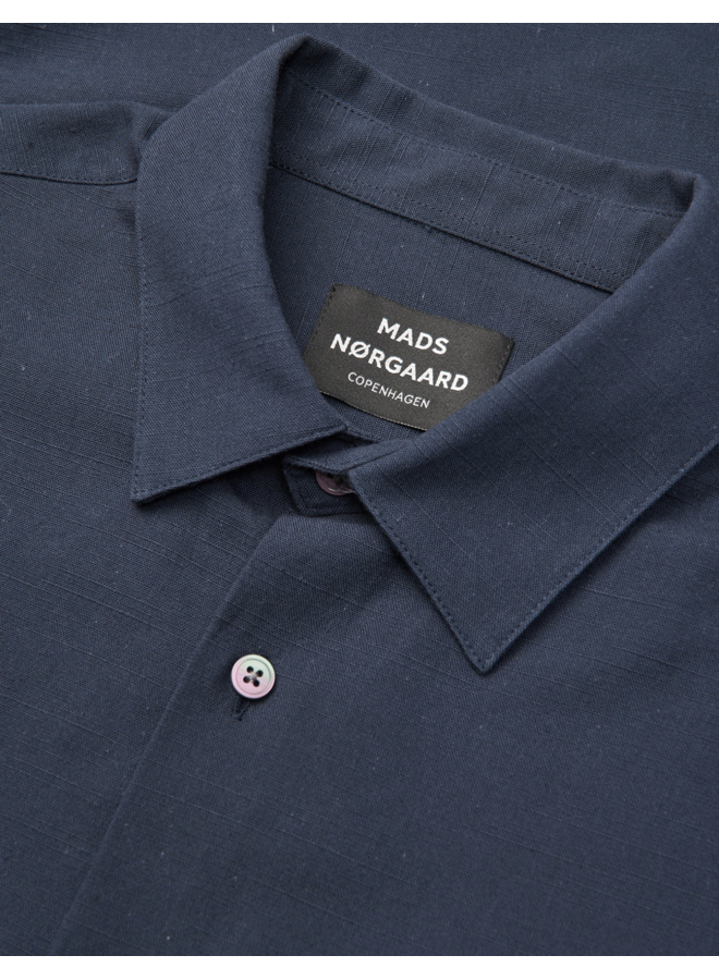 Grida Cotton Victor Shirt SS Sky Captain Mads Norgaard MEN