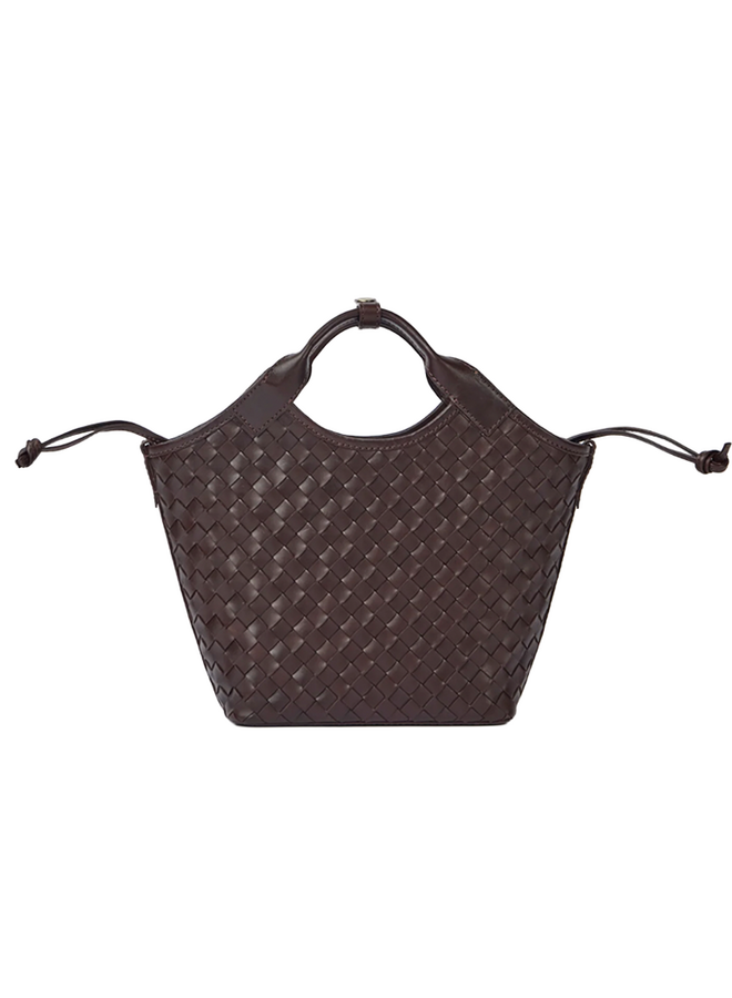 O My Bag Mara Midi Chocolate Woven Classic